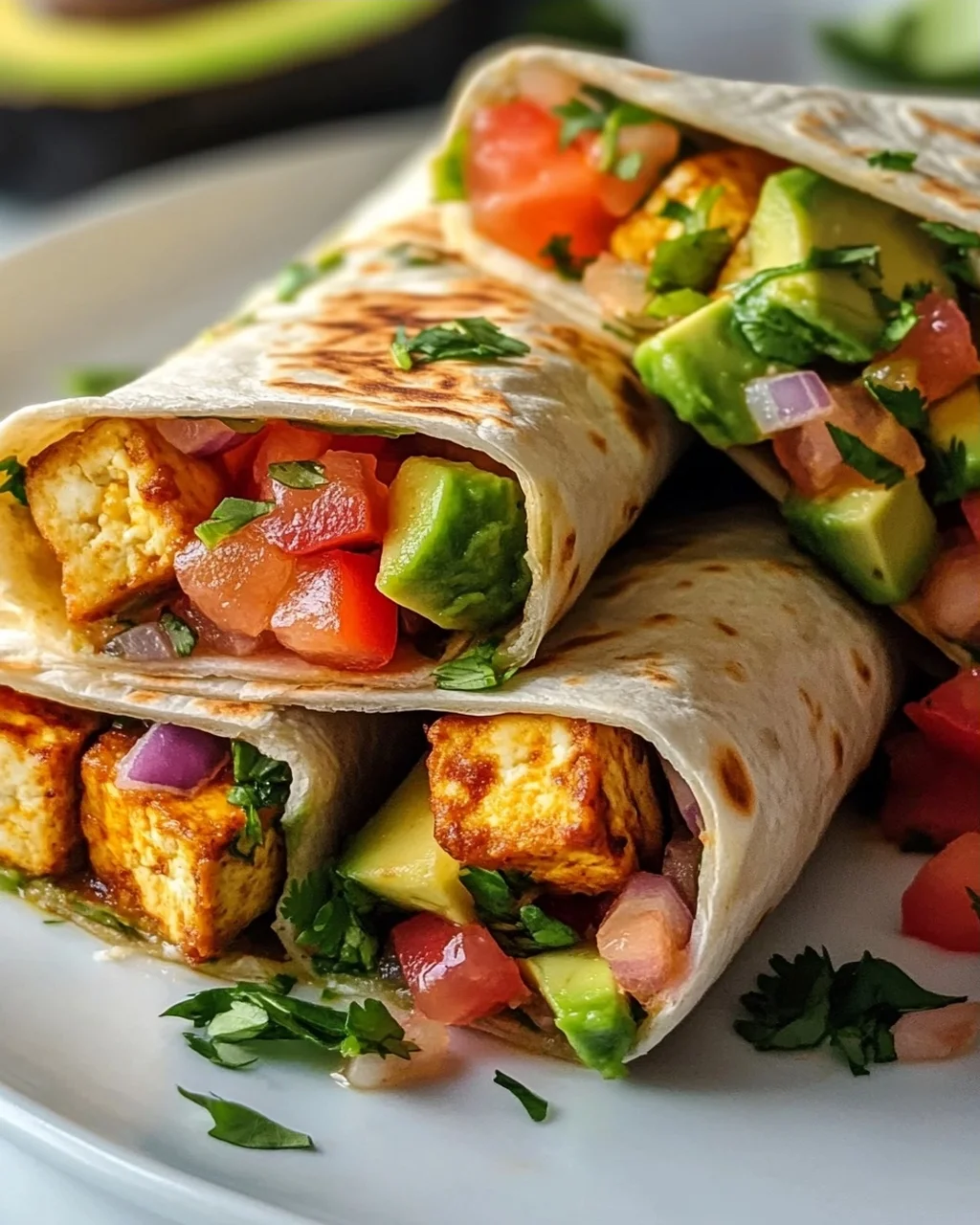 Tofu Wraps mit Avocado & Salsa – Frisch, Leicht & Lecker!
