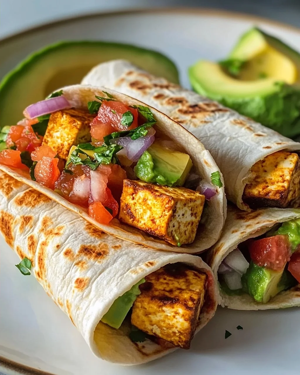 Tofu Wraps mit Avocado & Salsa – Frisch, Leicht & Lecker!