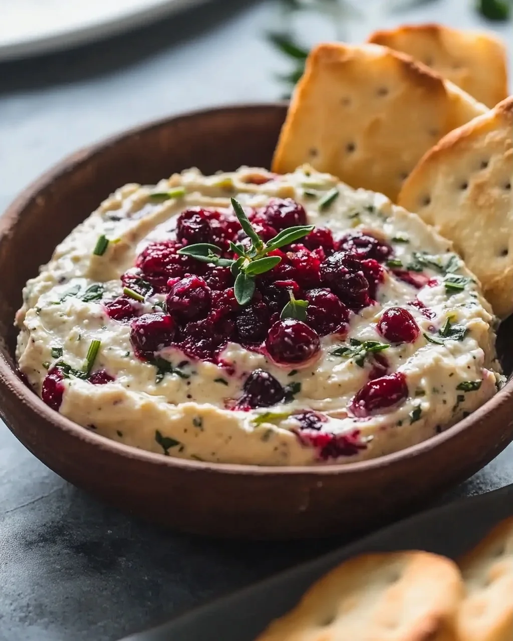 Würziger Weihnachts-Cranberry-Jalapeno-Dip für Festtage