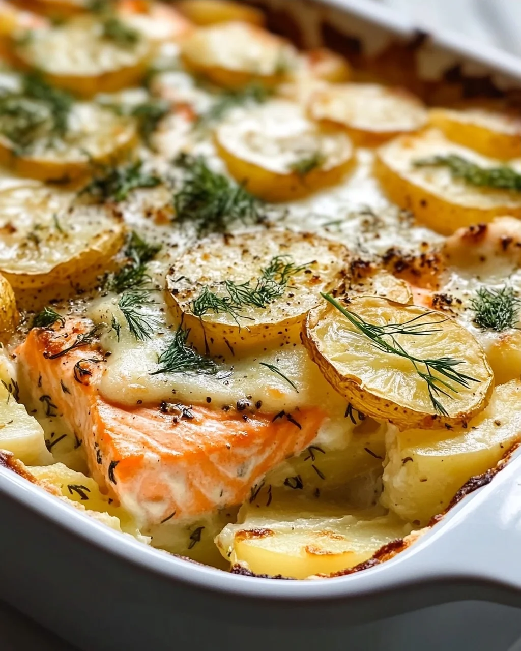 Zarter Lachs Auflauf mit Kartoffeln – Einfach und Lecker!