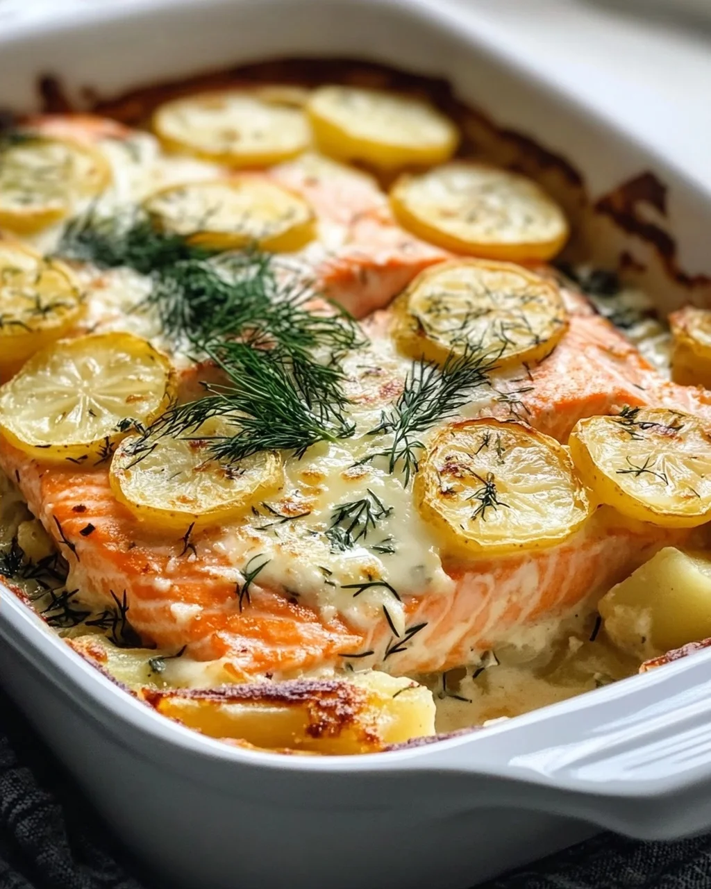 Zarter Lachs Auflauf mit Kartoffeln – Einfach und Lecker!