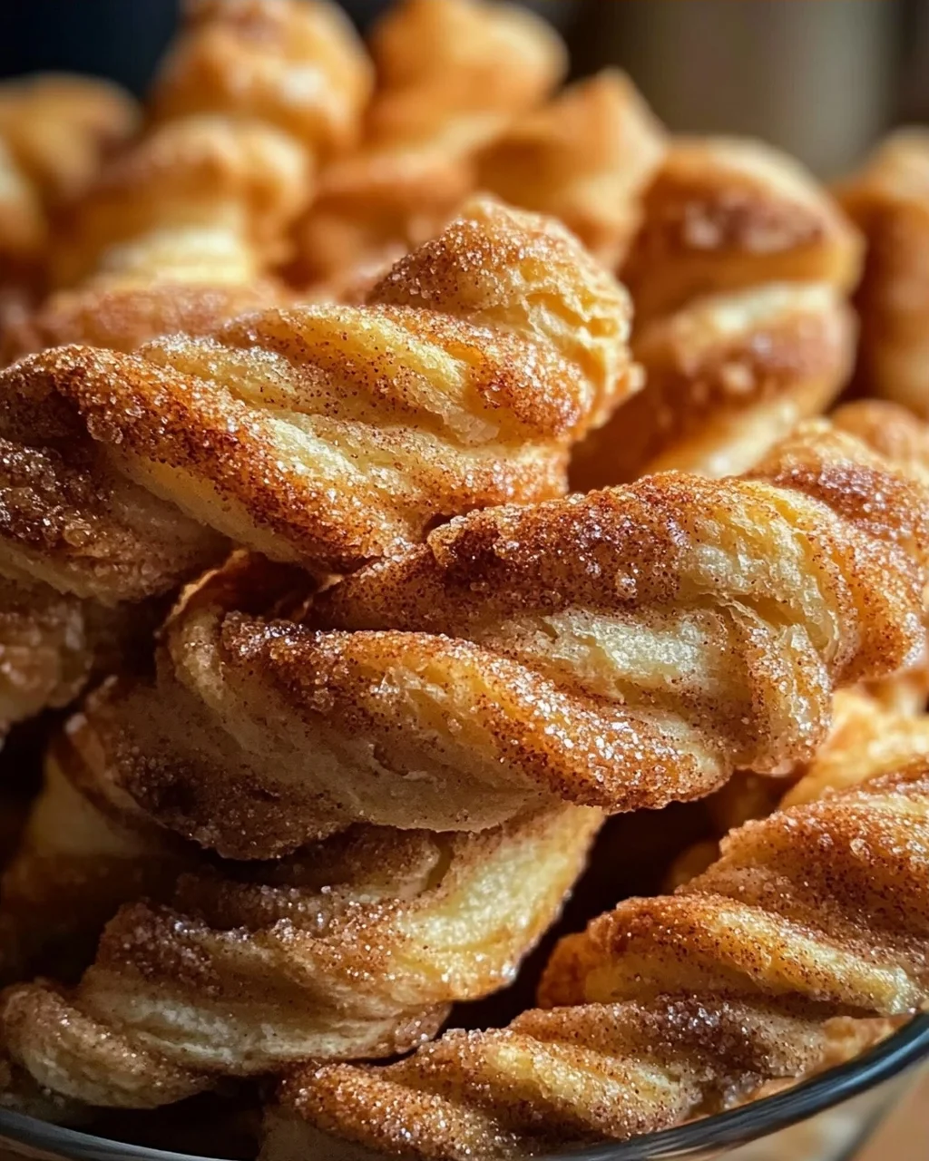 Zimt Zucker Twists aus Blätterteig