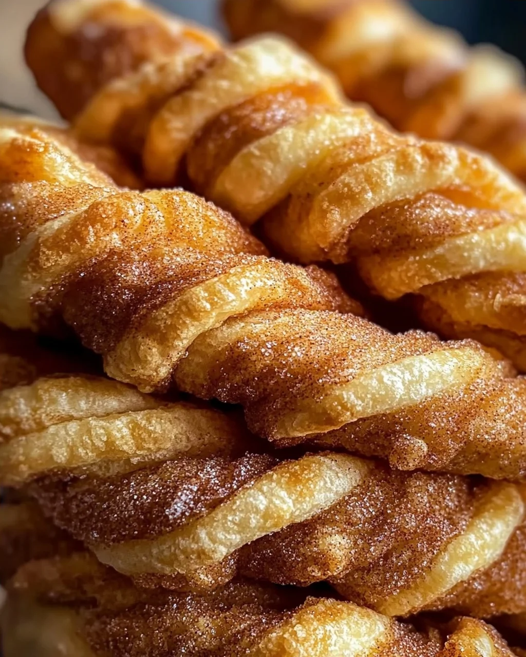 Zimt Zucker Twists aus Blätterteig
