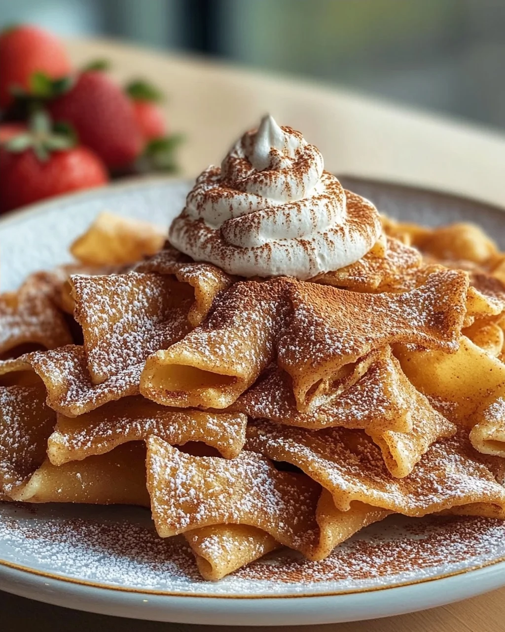 Zimtige Pasta Chips
