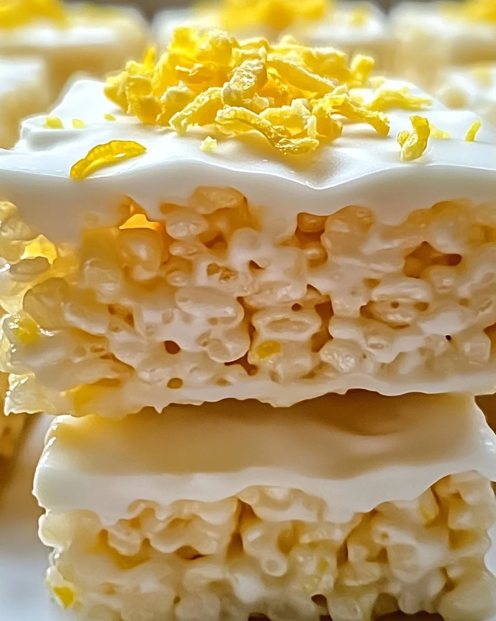 Zitronen Rice Krispy Leckerbissen für jeden Anlass