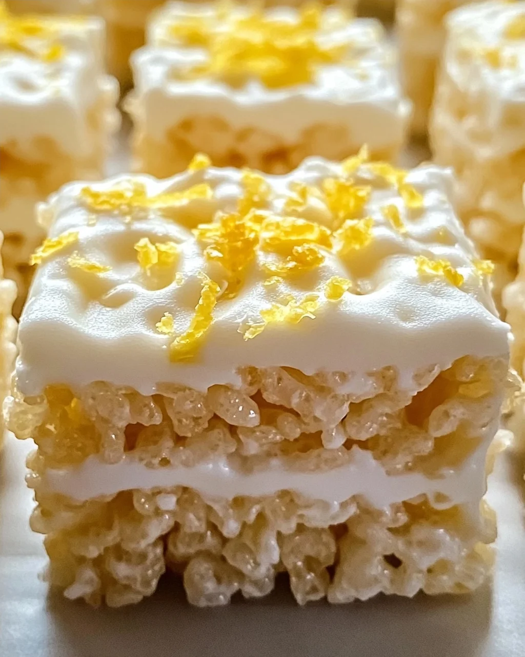 Zitronen Rice Krispy Leckerbissen für jeden Anlass