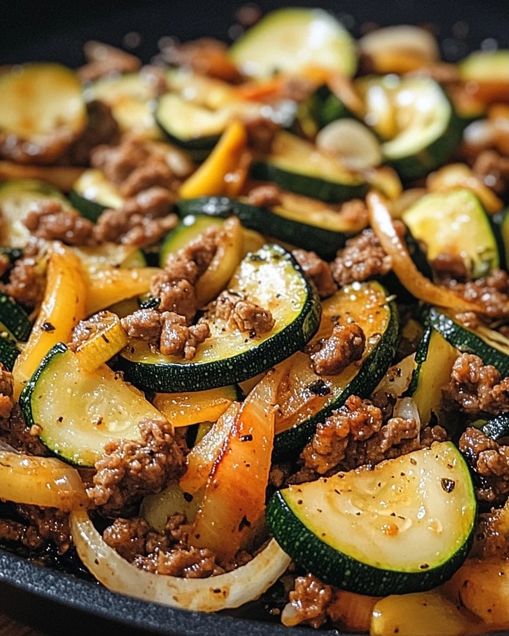 Zucchini-Hack-Pfanne