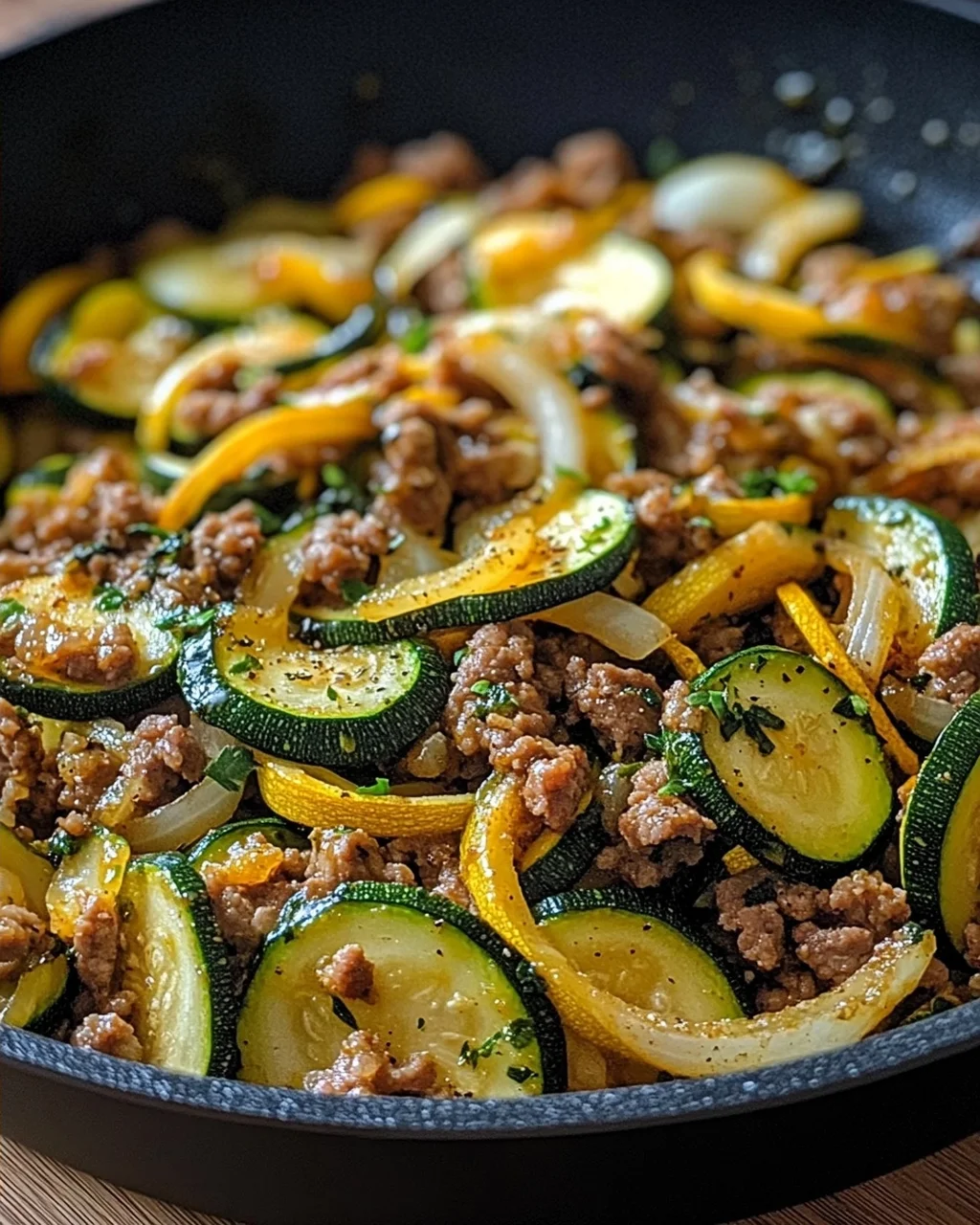 Zucchini-Hack-Pfanne